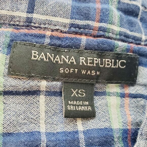 Banana Republic Soft wash long sleeve paid shirt Size XS - Picture 5 of 6